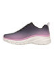 Immagine di SKECHERS - FASHION FIT 2.0 - Sneakers nera e rosa effetto sfumato