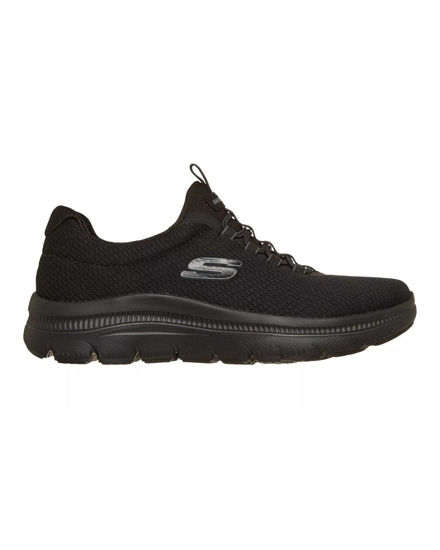 Immagine di SKECHERS - SUMMITS PLUS - SUMMER HAZE - Sneakers nera con doppi lacci elastici