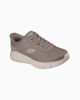 Immagine di SKECHERS - HASTING - FIELDEN - Mocassino blu in tela con finiture in materiale tecnico