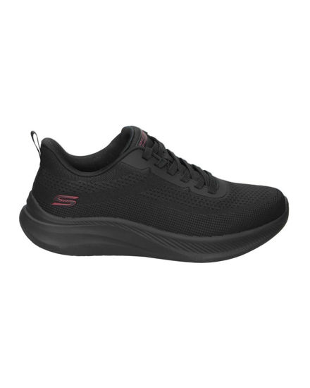 Immagine di SKECHERS - BOBS MODA FLEX - Sneakers nera con tomaia in maglia tecnica testurizzata