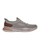 Immagine di SKECHERS - NORLAN - ALONSO - Sneakers taupe con tomaia in maglia e lacci fissi elasticizzati