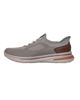 Immagine di SKECHERS - NORLAN - ALONSO - Sneakers taupe con tomaia in maglia e lacci fissi elasticizzati