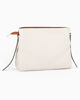 Immagine di DIVAS - Borsa sacca beige in VERA PELLE con tracolla nastro - MADE IN ITALY