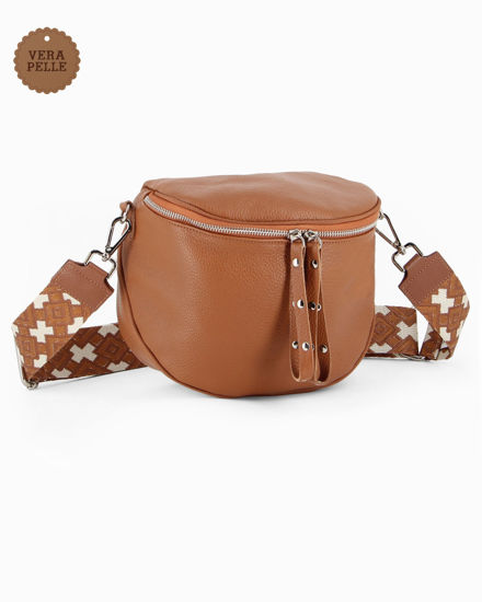 Immagine di NARDINI - Marsupio cuoio da donna in VERA PELLE - MADE IN ITALY