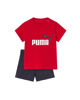 Immagine di SET SHORT+T-SH.MM MINICATS ESS RED-NAVY