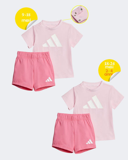 Immagine di SET SHORT+T-SH.MM BL T-SET 160 PINK-BLK