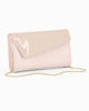 Immagine di ANNES NICOLE - Pochette nude con patta in vernice, MADE IN ITALY