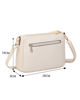 Immagine di NARDINI - Tracolla beige con due scomparti principali, tasca frontale e posteriore