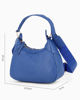 Immagine di CHESTER POLO ACADEMY - Minibag bluette in VERA PELLE con tracolla nastro loggata