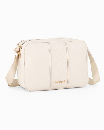 Immagine di LAURA BIAGIOTTI - Borsa naturale con due scomparti principali e tasca posteriore