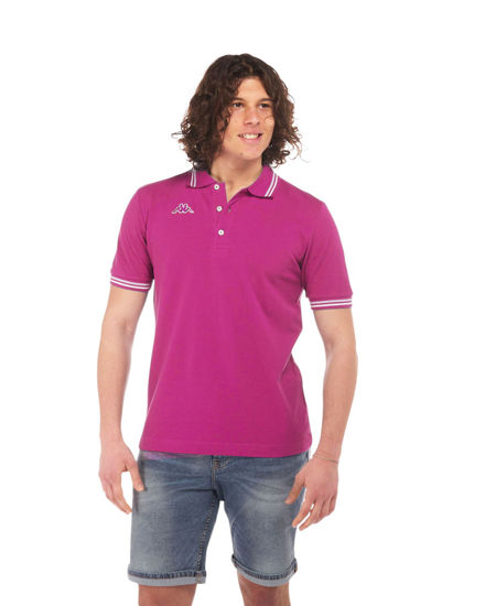 Immagine di POLO MM C/RIGHINO FUXIA