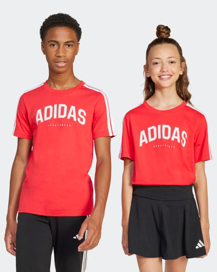 Immagine di ADIDAS - T-SHIRT ROSSA CODES COLLEGGIATE GRAPHIC PER RAGAZZI - JI6673