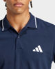 Immagine di ADIDAS - POLO BLU MEZZA MANICA DA UOMO CON RIGHINO SUL COLLETTO - JE9021