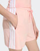 Immagine di ADIDAS - PANTALONCINO ROSA ESSENTIAL DA DONNA CON BANDE BIANCHE - KD4777