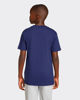 Immagine di ADIDAS - T-SHIRT BLU CON LOGO ARANCIO PER RAGAZZI - KD6047