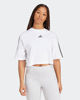 Immagine di ADIDAS - T-SHIRT BIANCA DA DONNA ESSENTIALS 3 STRIPES - JD4999