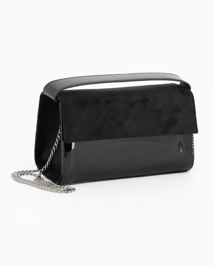 Immagine di TATOO - MINIBAG NERA SCAMOSCIATA UN MANICO - 2033