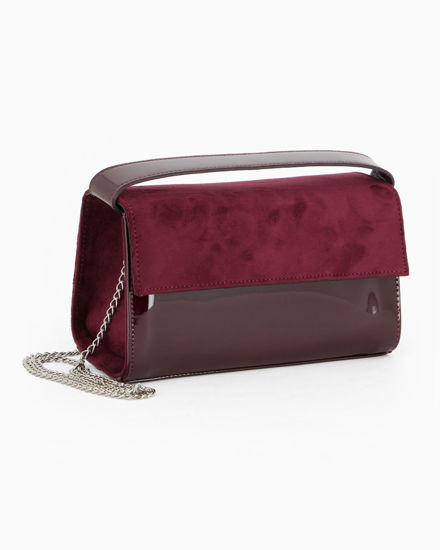 Immagine di TATOO - MINIBAG BORDEAUX SCAMOSCIATA UN MANICO - 2033