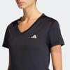 Immagine di ADIDAS - T-SHIRT NERA PER ALLENAMENTO DA DONNA SCOLLO A V - KA2474