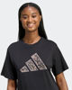Immagine di ADIDAS - TSHIRT NERA DA DONNA CON LOGO ANIMAL -  KB7142