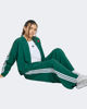 Immagine di ADIDAS - PANTALONE ESSENTIAL VERDE CON BANDE BIANCHE DA DONNA - KD9451