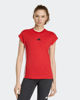 Immagine di ADIDAS - TSHIRT ESSENTIAL ROSSA CON 3 BANDE BIANCHE DA DONNA - KD9446