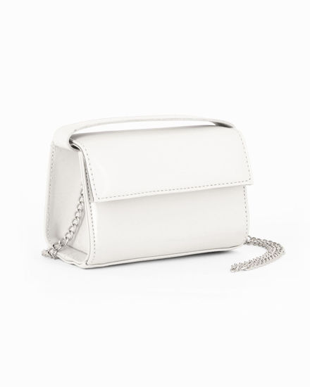 Immagine di TATOO - MINIBAG BIANCA VERNICE UN MANICO - 2034