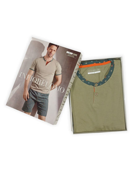 Immagine di UOMO PIGIAMA MM SERAFINO CON TASCHINO