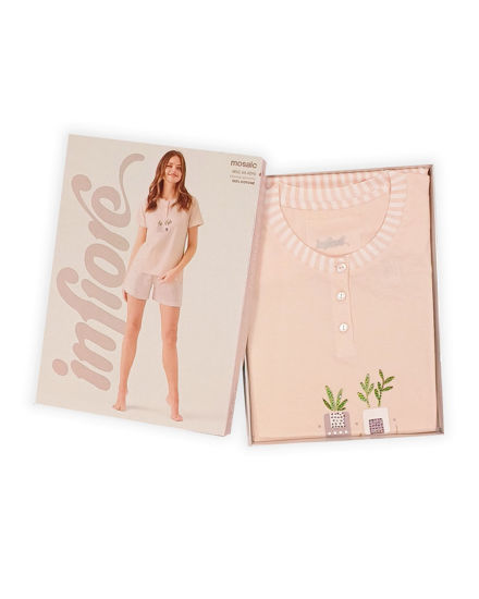 Immagine di DONNA PIGIAMA MM SERAFINO PLANTS