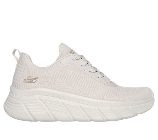 Immagine di SKECHERS - BOBS B FLEX HI - FLYING HI - Sneakers avorio con plantare ammortizzato memory foam