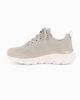 Immagine di SKECHERS - BOBS B FLEX HI - FLYING HI - Sneakers taupe con plantare ammortizzato memory foam