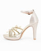 Immagine di MISS GLOBO - Sandalo oro con dettaglio farfalle, tacco 10,5CM