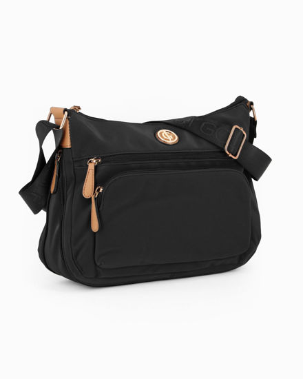 Immagine di BORSA A SPALLA NAPP.3ZIP+TASCA BOMBATA