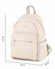 Immagine di RIFLE - Zaino beige con tasche frontali e laterali