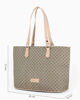 Immagine di LAURA BIAGIOTTI - Borsa shopping beige loggata