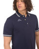Immagine di KAPPA - POLO BLU DA UOMO CON BORDINO A CONTRASTO LOGO MALTAX 5
