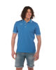 Immagine di KAPPA - POLO AZZURRA DA UOMO CON BORDINO A CONTRASTO LOGO MALTAX 7