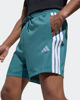 Immagine di ADIDAS - SHORT BLU PETROLIO DA UOMO ESSENTIALS 3 STRISCE CHELSEA - KT0550