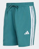 Immagine di ADIDAS - SHORT BLU PETROLIO DA UOMO ESSENTIALS 3 STRISCE CHELSEA - KT0550