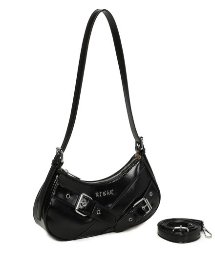 Immagine di BORSA A SPALLA CON FIBBIE