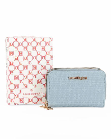 Immagine di LAURA BIAGIOTTI - Portafoglio polvere loggato con due scomparti principali