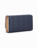 Immagine di LAURA BIAGIOTTI - Portafoglio blu trapuntato con patta