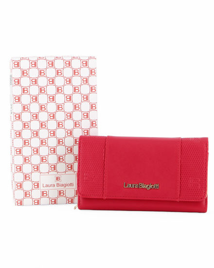 Immagine di LAURA BIAGIOTTI - Portafoglio rosso con patta