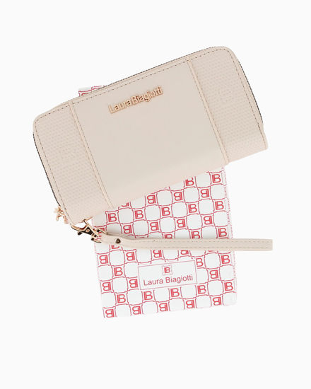 Immagine di LAURA BIAGIOTTI - Portafoglio naturale con due scomparti principali, polsiera removibile