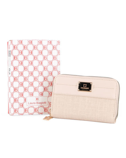 Immagine di LAURA BIAGIOTTI - Portafoglio sabbia con due scomparti principali