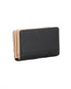 Immagine di LAURA BIAGIOTTI - Portafoglio nero con tre scomparti e inserto loggato