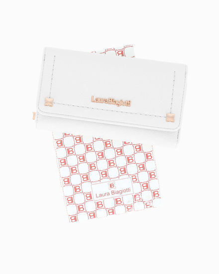 Immagine di LAURA BIAGIOTTI - Portafoglio bianco con patta