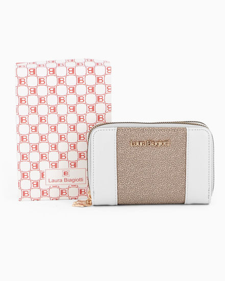 Immagine di LAURA BIAGIOTTI - Portafoglio bianco con due scomparti principali