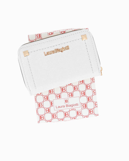 Immagine di LAURA BIAGIOTTI - Portafoglio bianco con pattina