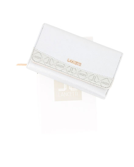 Immagine di LANCETTI - Portafoglio argento con patta